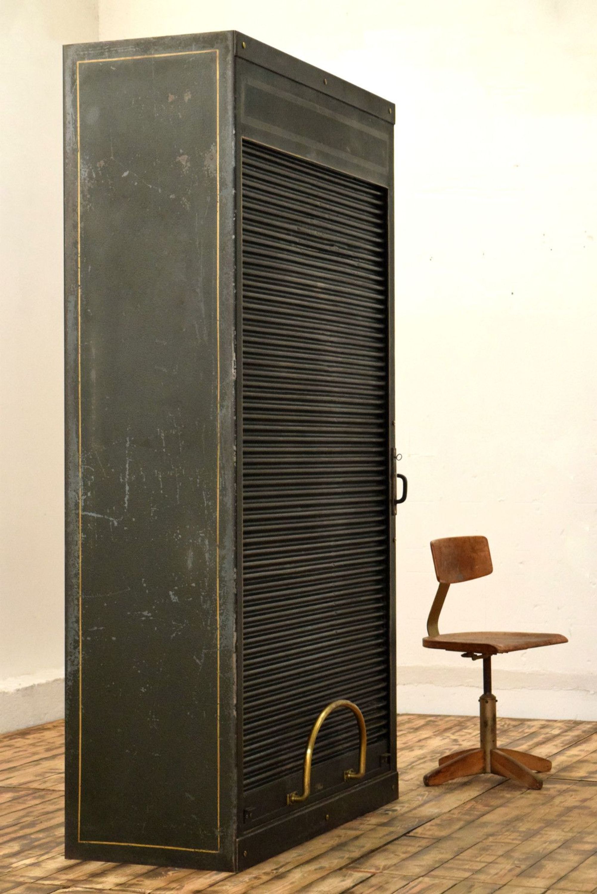 Rolladenschrank Metall Rollladenschrank Antik Tresor Vintage Alt