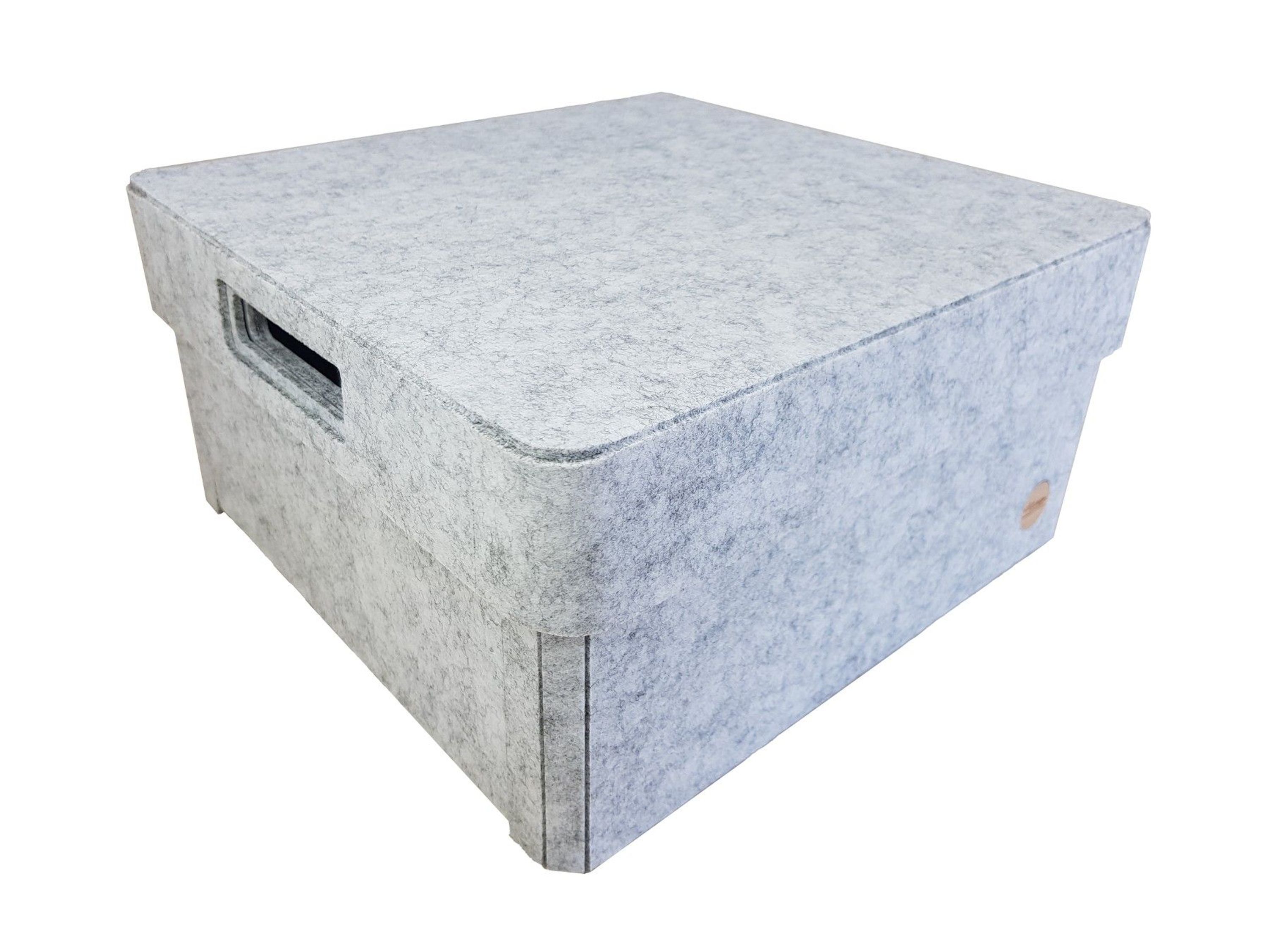 Aufbewahrungsboxen FILZ mit Deckel - Innenboxen - runde Box - 10 Typen