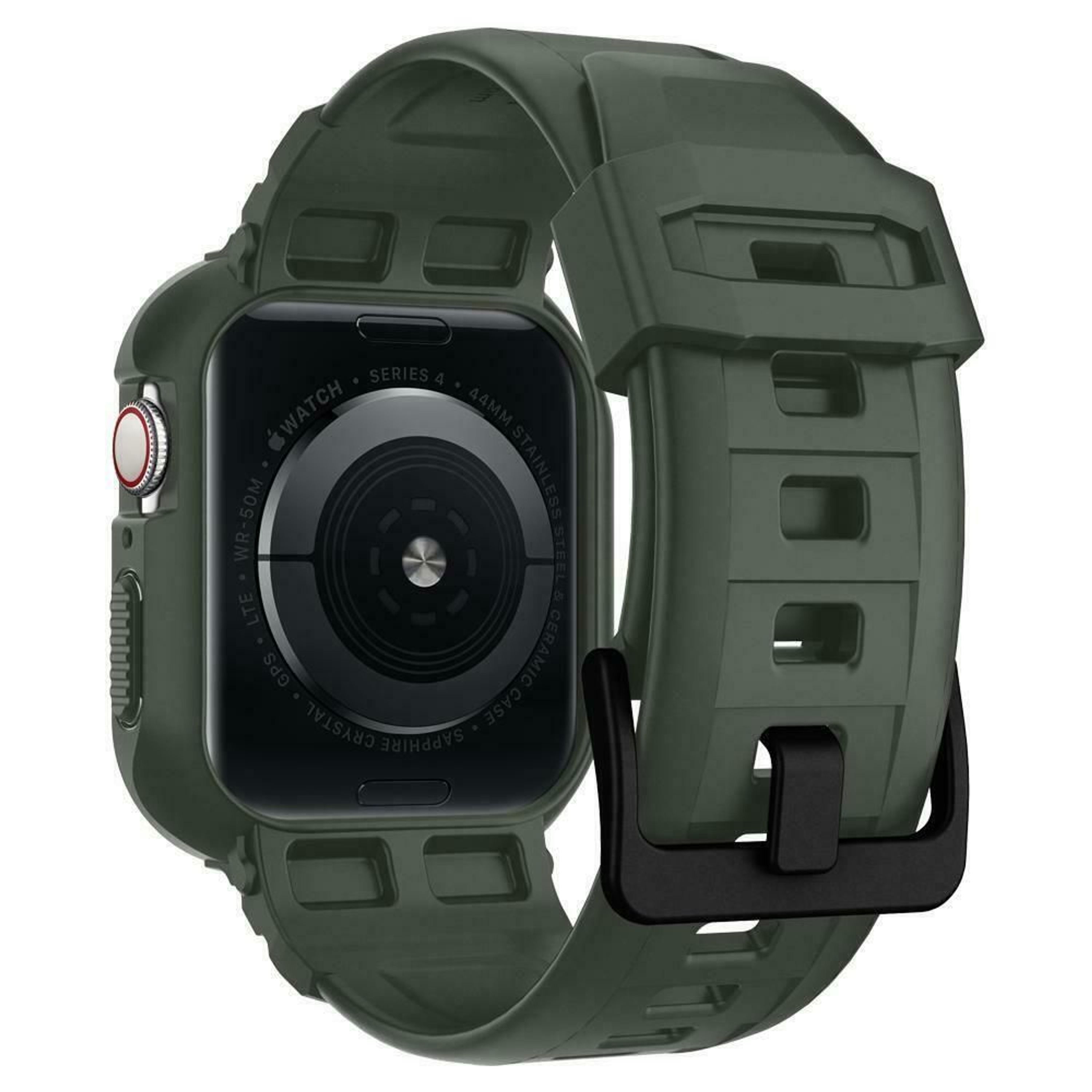 spigen rugged armor pro designed for apple watch case for 44mm series 4