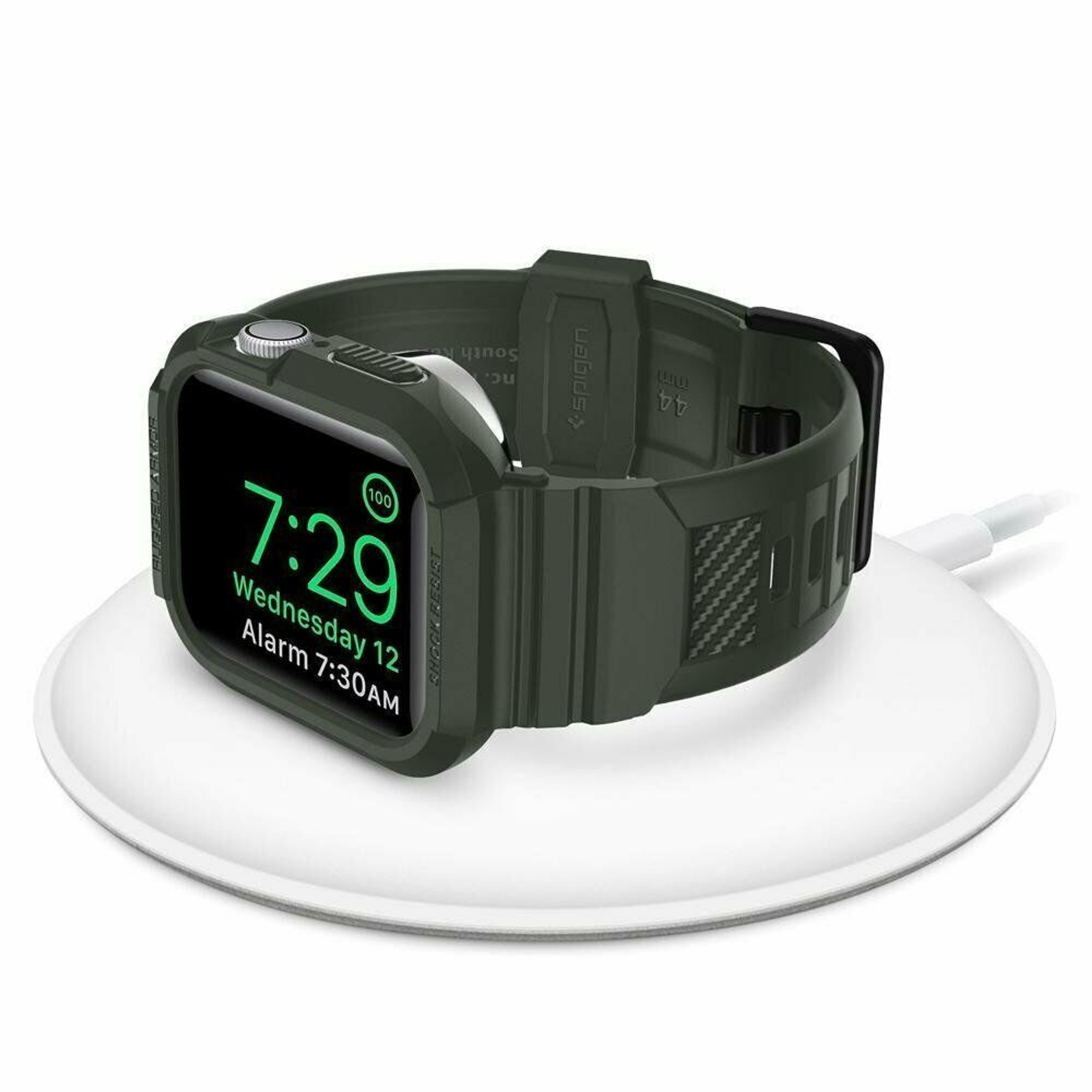 spigen rugged armor pro designed for apple watch case for 44mm series 4