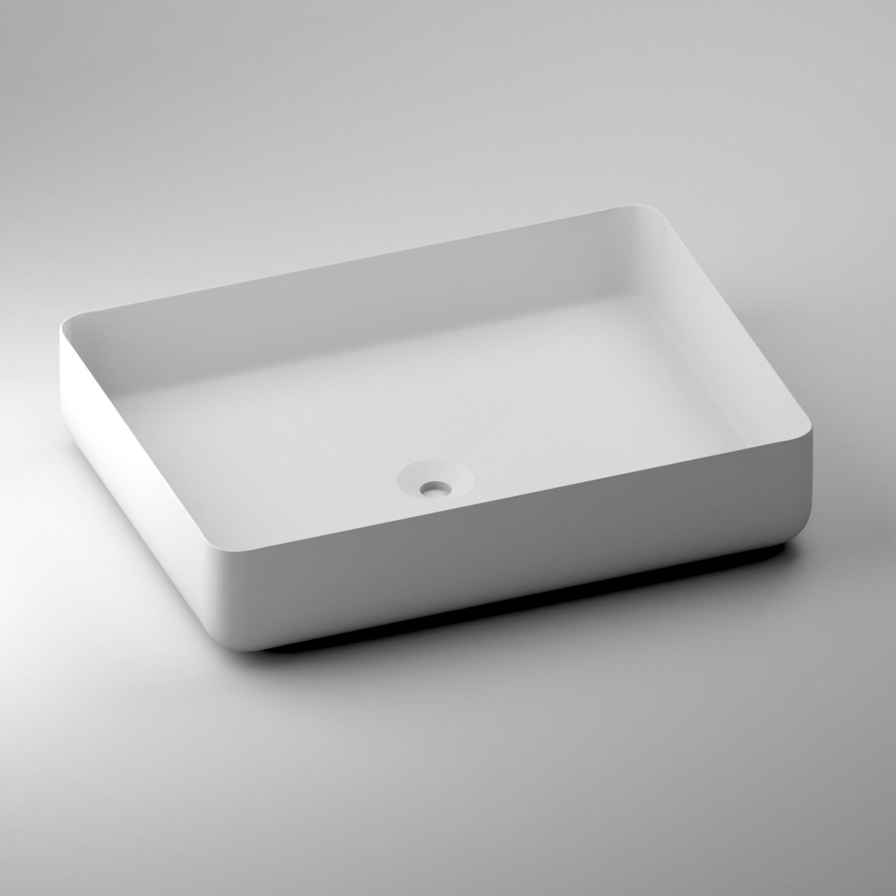 Design Aufsatzwaschbecken Waschbecken Waschschale Mineralguss Matt