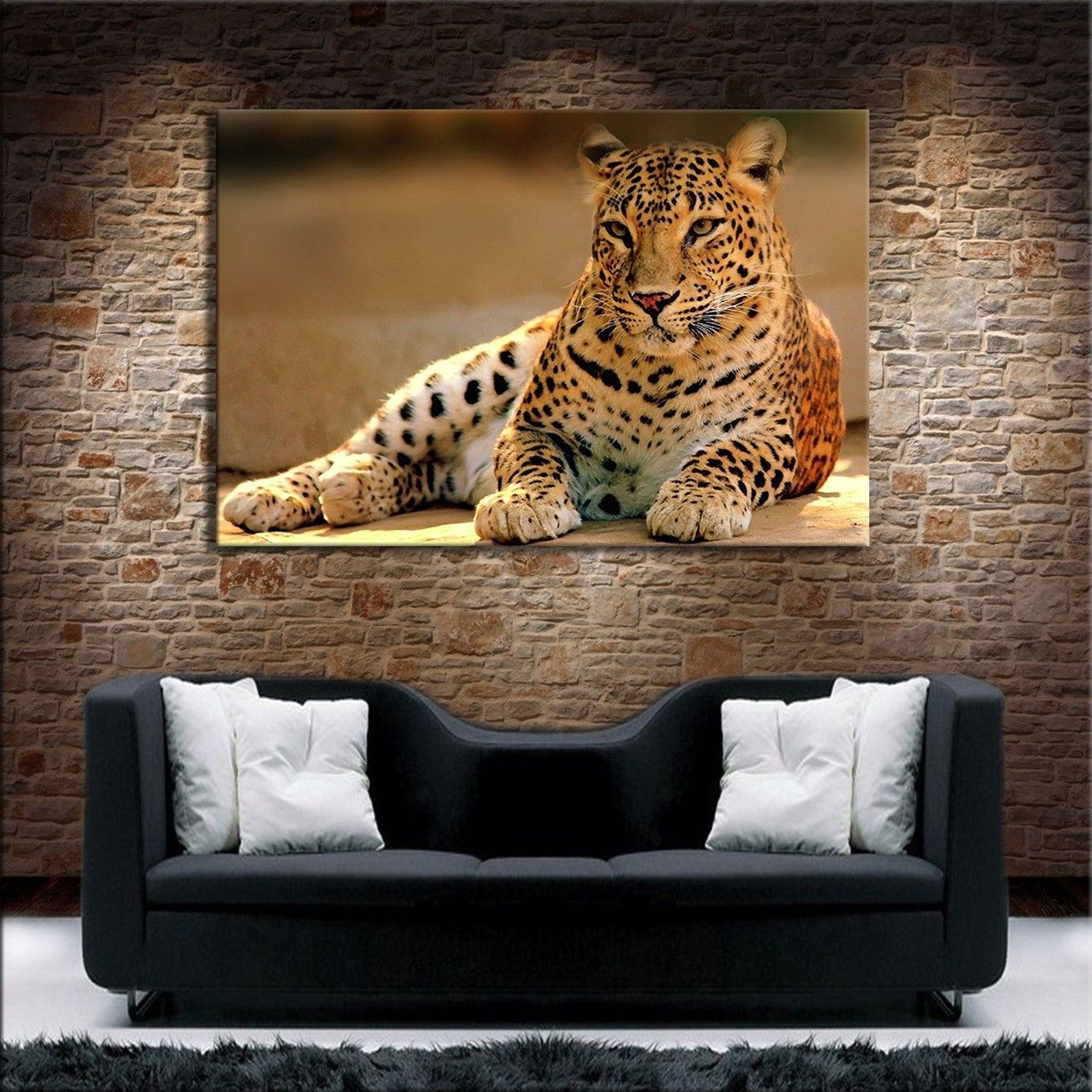 BILDER Leinwand Tiere Leopard Natur Wandbilder Myartstyle Top!!! kaufen