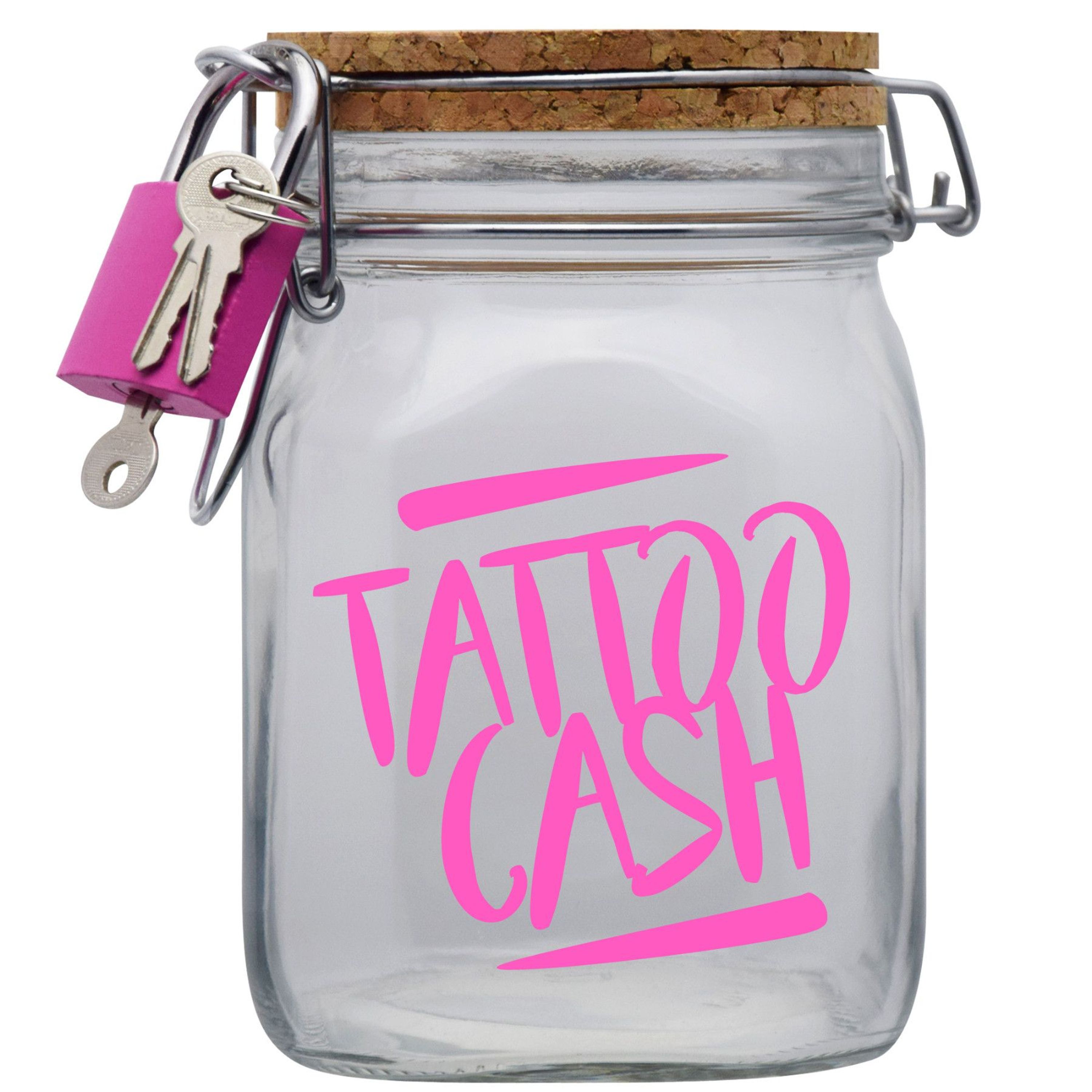 Spardose Geld Geschenk Idee Tattoo Cash Geschenkartikel Transparent