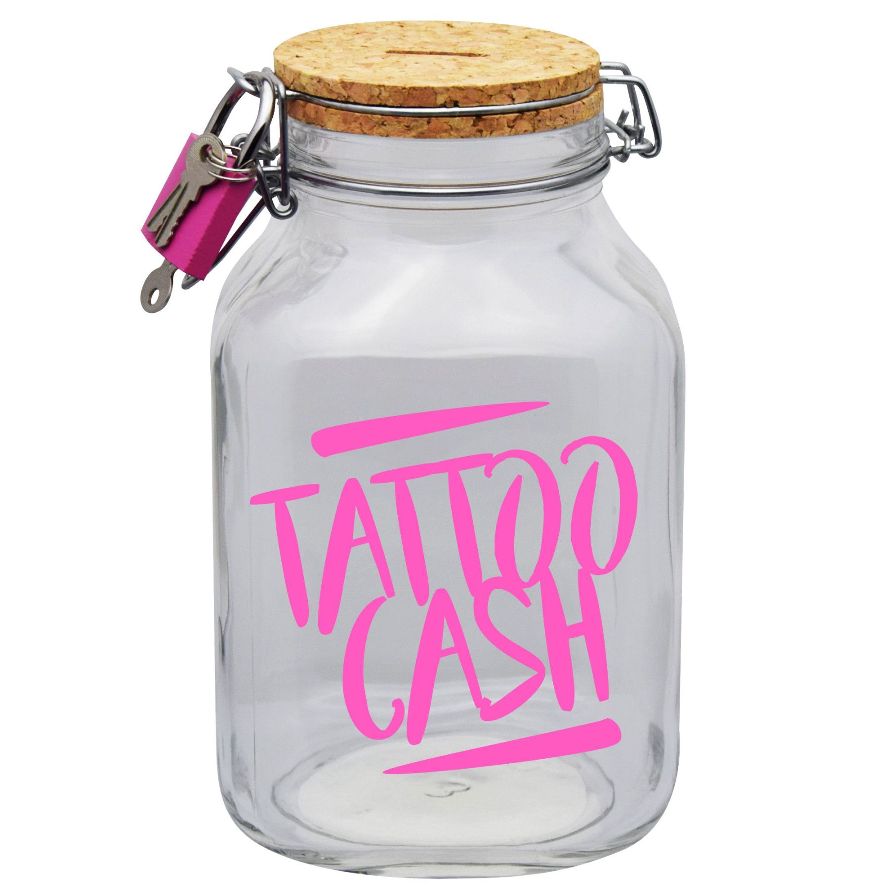 Spardose Geld Geschenk Idee Tattoo Cash Geschenkartikel Transparent