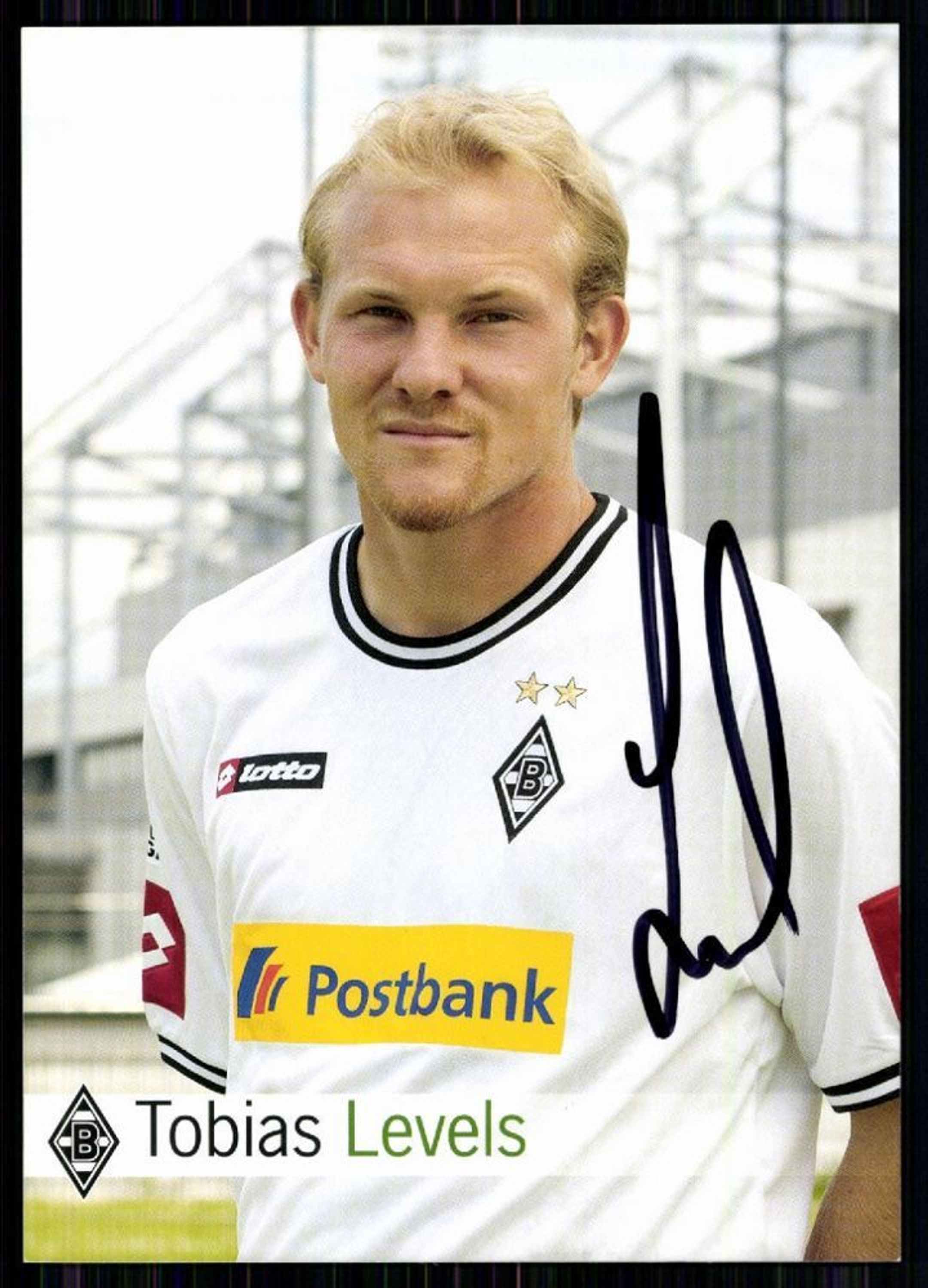 Tobias Levels Borussia Mönchengladbach 201112 Original Signier+ A
