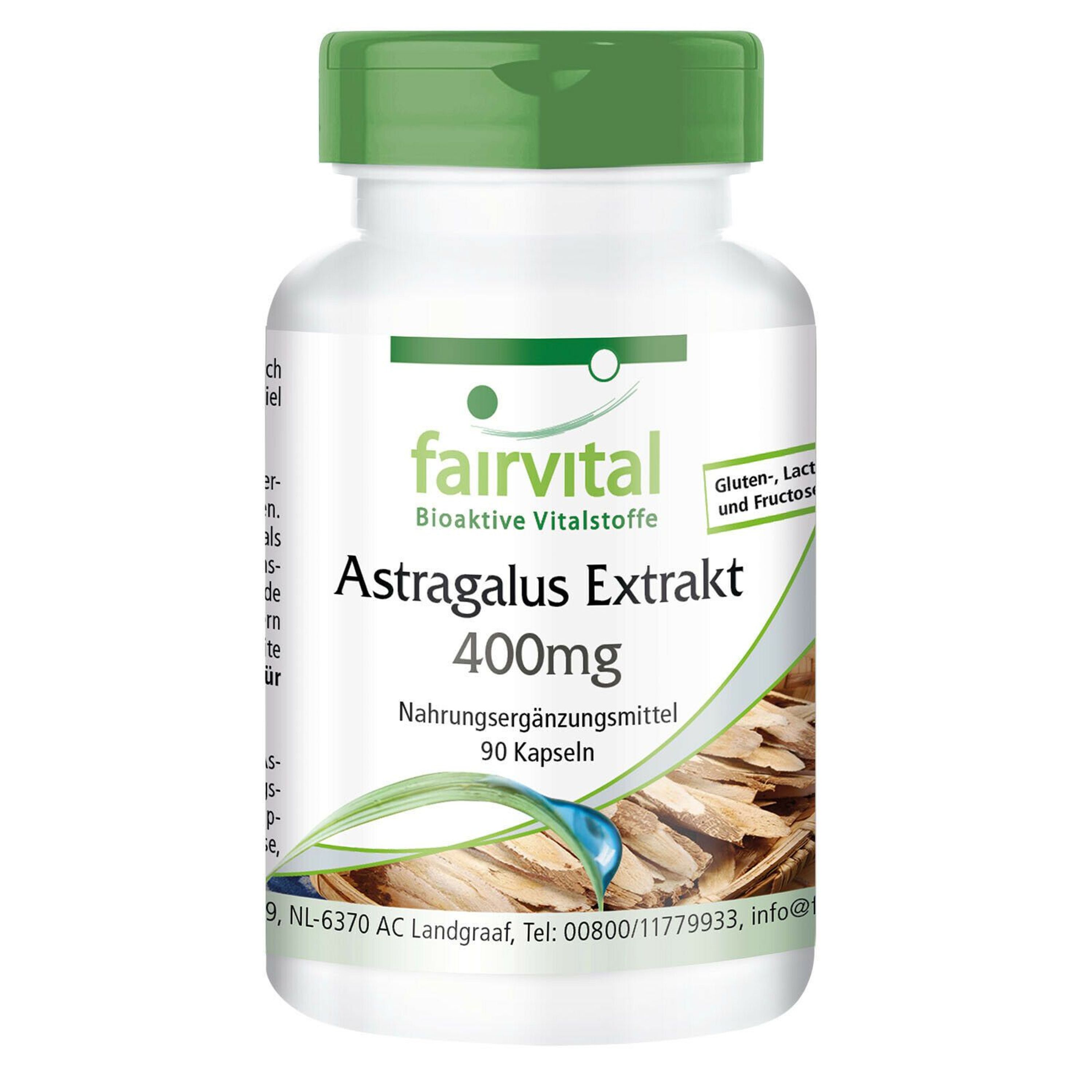 AstragalusExtrakt 400mg 90 Kapseln Astragaluswurzel Vegan fairvital kaufen bei Hood.de