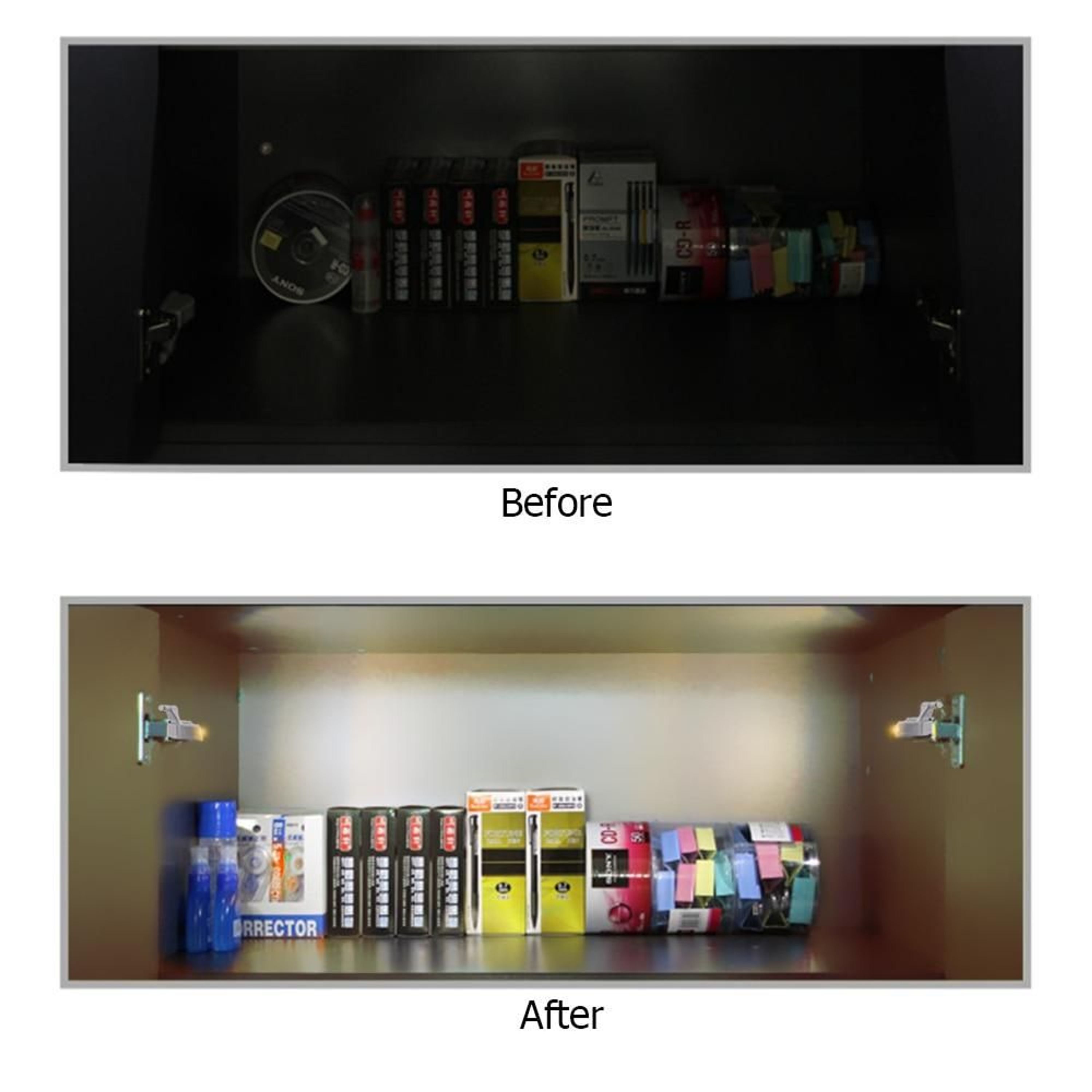 LED Nachtlicht Schrank Scharnier Lampe, Küche 0,3 W Schrank Schrank