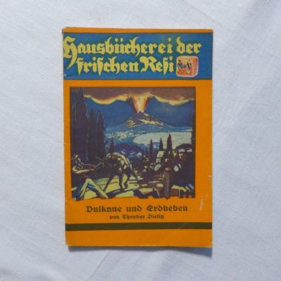 Kiosk Margarine Roman Heft Hausbücherei der frischen Resi, Vulkane und Erdbeben