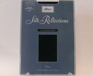 Elbeo Strumpfhose Gr. Small 38-40 Model Silk Reflections Farbe Nachtblau