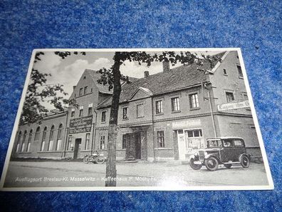 5119/ Ansichtskarte- Breslau . Kl. Messelwitz-Kaffeehaus P. Moch