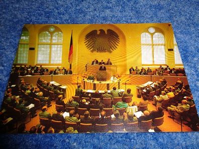 5127 / Ansichtskarte- Bonn am Rhein - Plenarsaal des Deutschen Bundestages