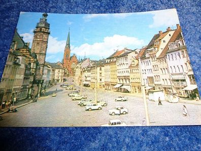 5164 / Ansichtskarte- Altenburg-Markt-gelaufen 1962