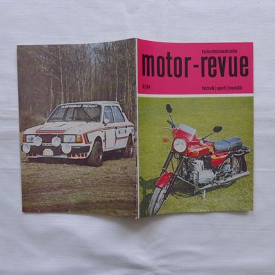 motor - revue 8 / 1984 , DDR Heft Oldtimer Motorsport Jawa Skoda