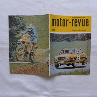 motor - revue 10 / 1984 , DDR Heft Oldtimer Motorsport Jawa Skoda