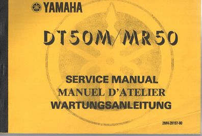 Reparaturanleitung Yamaha DT 50M Typen 2M4 - 2M5 - 2M6 - 2M7 - 2M8 - 2M9