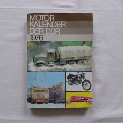DDR Oldtimer Deutscher Motorkalender 1976 Motor Kalender der DDR