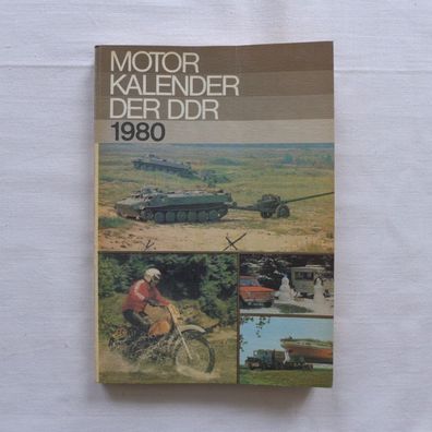 DDR Oldtimer Deutscher Motorkalender 1980 Motor Kalender der DDR