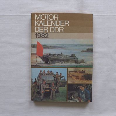 DDR Oldtimer Deutscher Motorkalender 1982 Motor Kalender der DDR