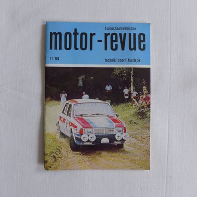 motor - revue 11 / 1984 , DDR Heft Oldtimer Motorsport Jawa Skoda