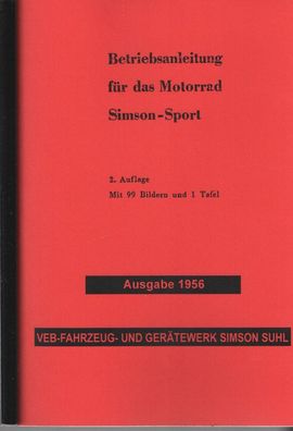 Betriebsanleitung AWO 425 ( Simson Sport )
