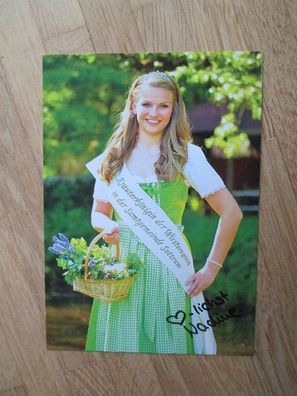 Kräuterkönigin Sottrum Nadine Lohmann - handsigniertes Autogramm!!!