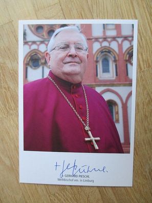 Weihbischof em. von Limburg Gerhard Pieschl - handsigniertes Autogramm!!!