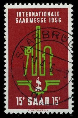Saarland 1956 Nr 368 zentrisch gestempelt X79DC4A