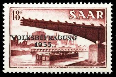 Saarland 1955 Nr 363 postfrisch S3EA48A