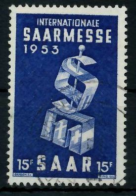 Saarland 1953 Nr 341 gestempelt X79E106