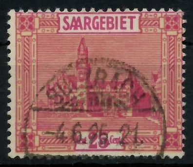 Saargebiet LANDS. BILD Nr 100III gestempelt X79E19A