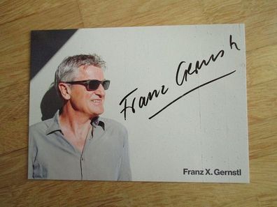 Gernstl unterwegs - Franz Xaver Gernstl - handsigniertes Autogramm!!!