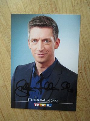 RTL Fernsehmoderator SternTV Steffen Hallaschka - handsigniertes Autogramm!!!