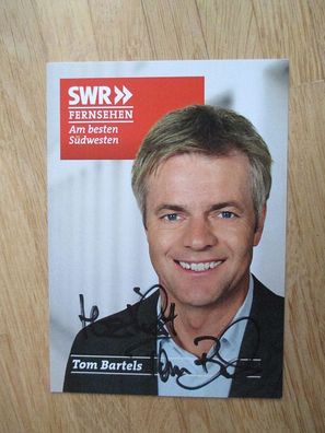 SWR Fernsehmoderator Tom Bartels - handsigniertes Autogramm!!!