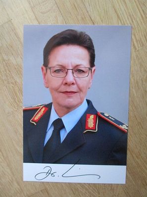 Bundeswehr Generalstabsarzt Dr. Gesine Krüger - handsigniertes Autogramm!!!