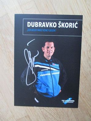 Tischtennis Bundesliga Ochsenhausen Dubravko Skoric - handsigniertes Autogramm!!!