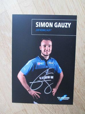 Tischtennis Bundesliga Ochsenhausen Simon Gauzy - handsigniertes Autogramm!!!