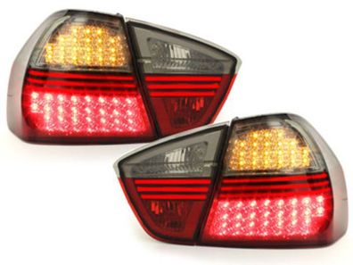 BMW 3er E90 Limousine Lightbar LED Rückleuchten Rot-Schwarz-Smoke E. Nr. RB27DLRS