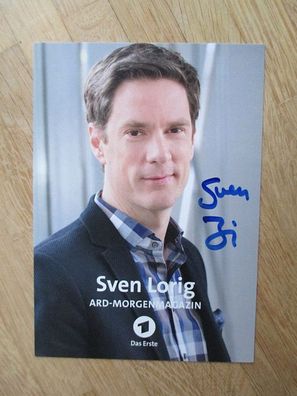 WDR Fernsehmoderator Sven Lorig - handsigniertes Autogramm!!!