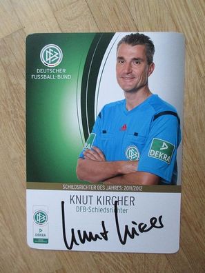 DFB Bundesligaschiedsrichter Knut Kircher - handsigniertes Autogramm!!!