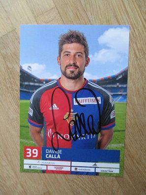 FC Basel - Davide Calla - handsigniertes Autogramm!!!