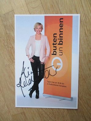 Radio Bremen Fernsehmoderatorin Kirsten Rademacher - handsigniertes Autogramm!!!