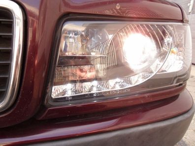 Audi 80 B4 Scheinwerfer LED Tagfahrlicht Optik, schwarz + E. Prüfzeichen 1991-1996