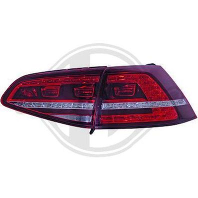 VW Golf 7 VII Limousine LED Design Rückleuchten Dunkel-Rot-Smoke Glas. Europaw. zu