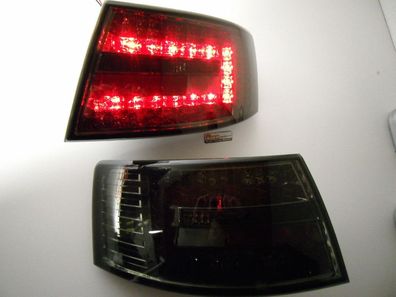 LED Rückleuchten Audi A6 4F Limousine Schwarz Glas 7-Pin 2004-2008 E. Prüfzeichen