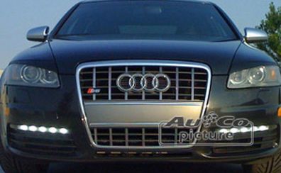 LED SMD Tagfahrlicht Schwarz-klar S-Style Breite Line B 520 / H 65 / T 140mm