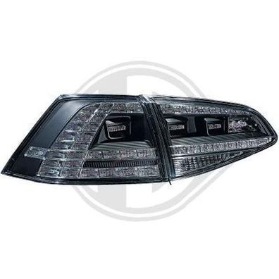 VW Golf 7 VII Limousine LED Design Rückleuchten Schwarz-klar Glas. Europaw. zugel