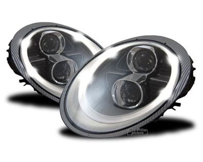 Für Porsche 911 Bj.2004-2008 Xenon Scheinwerfer D2S/ LED Tagfahrlicht Optik.E. Nr.
