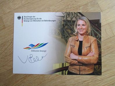 Paralympics Behindertenbeauftragte der Bundesregierung Verena Bentele - Autogramm!!!