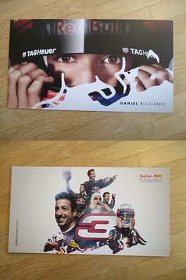 Formel 1 Red Bull Rennfahrer Daniel Ricciardo - Autogrammkarte!!!