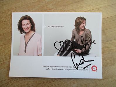 QVC Fernsehmoderatorin Gudrun Loeb - handsigniertes Autogramm!!!